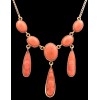 Collier long ancien corail