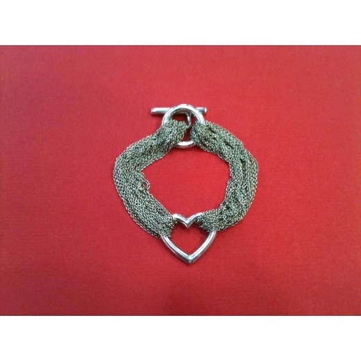 Bracelet Tiffany & Co Open Heart en argent