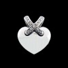 Pendentif Chaumet Coeur Lien en or et diamants