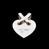 Pendentif Chaumet Coeur Lien en or et diamants