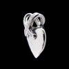 Pendentif Chaumet Coeur Lien en or et diamants