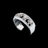 Bague moderne cinq fleurs diamants