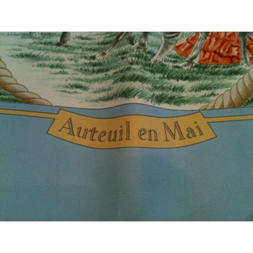 Carré Hermès Auteuil en Mai en soie