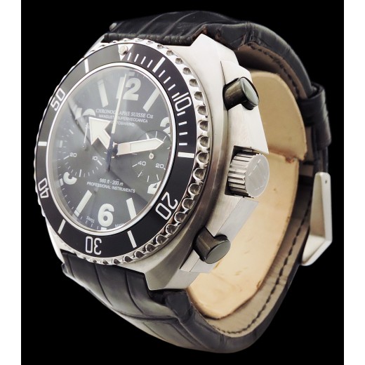 Montre Chronographe Suisse Mangusta Supermeccanica Sottomarino