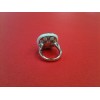 Bague Bernardaud en argent et porcelaine