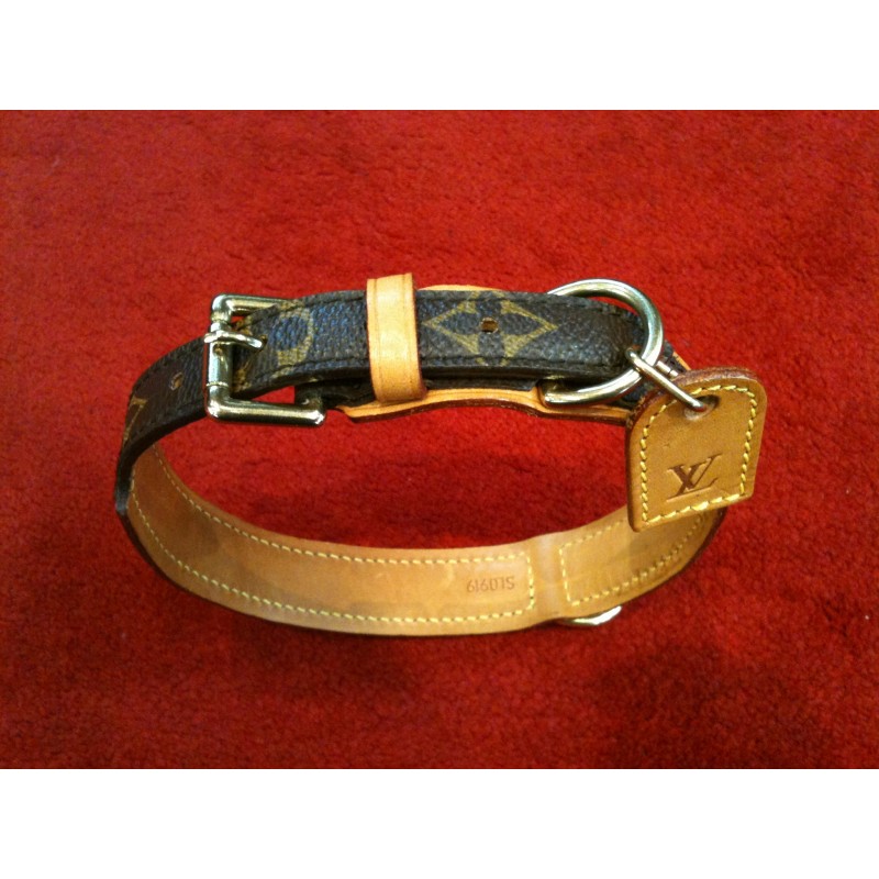 laisse collier chien louis vuitton baxter toile