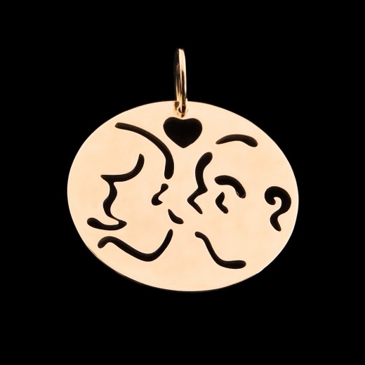 Pendentif Poiray Amoureux en or