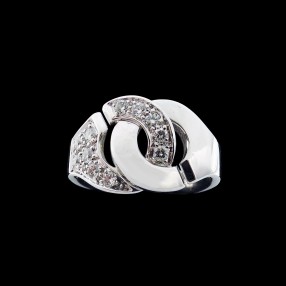 Bague Dinh Van Menottes R12 Diamants