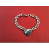 Bracelet Tiffany & Co Plaque Coeur en argent