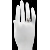 Bague marguerite en or blanc et diamants