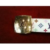 Ceinture Louis Vuitton Cut en toile monogram multicolore