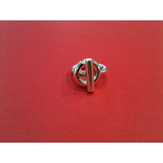 Bague Hermès Spi en argent