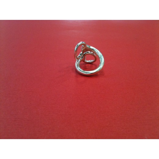 Bague Hermès Mors en argent