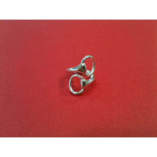 Bague Hermès Mors en argent