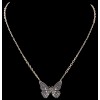 Collier Stern Papillon pavage saphirs