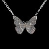 Collier Stern Papillon pavage saphirs