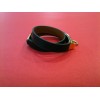 Bracelet Hermès Rivale Double tour en cuir noir