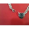 Collier Tiffany & Co Plaque Coeur en argent