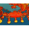 Plissé Hermès Tournez Manège en soie
