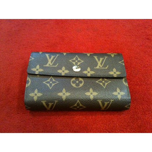 Portefeuille Louis Vuitton Alexandra en toile monogram 