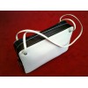 Sac Céline Large Side Lock bicolore noir et blanc