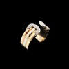 Bague Cartier Double C trois ors diamants