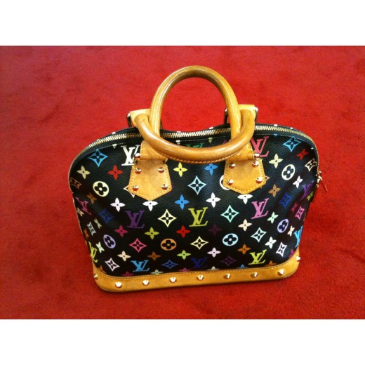 Sac Louis Vuitton Alma en toile monogram multicolore
