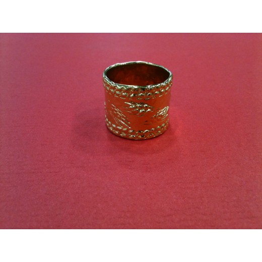 Bague Aurélie Bidermann Françoise dorée à l'or 18 K