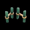 Boutons de manchette Cartier en or et jade