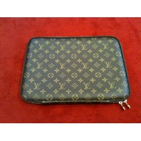 Pochette ordinateur Louis Vuitton en toile monogram