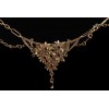 Collier "Draperie ancienne" en Or et Rubis