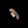 Bague Homme ancienne or et cheveux