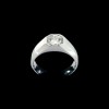 Bague Homme platine et diamant