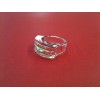 Bague Baccarat en cristal et or