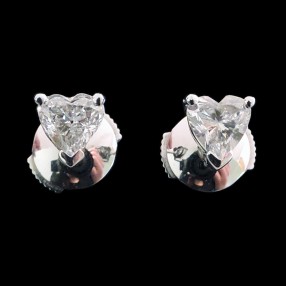 Clous diamants Cœur 0,59 carat