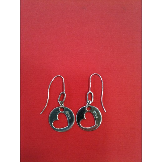 Boucles d'oreilles Dior en argent