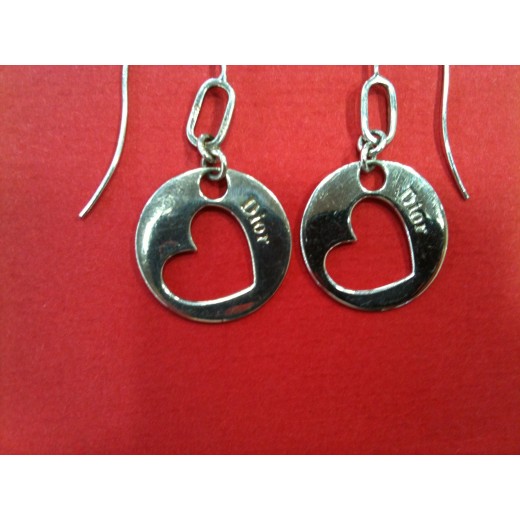 Boucles d'oreilles Dior en argent
