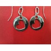 Boucles d'oreilles Dior en argent