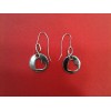 Boucles d'oreilles Dior en argent