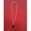 Collier Christofle Trèfle noir en argent