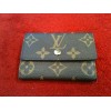 Porte-monnaie plat Louis Vuitton en toile monogram