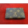 Porte-monnaie plat Louis Vuitton en toile monogram