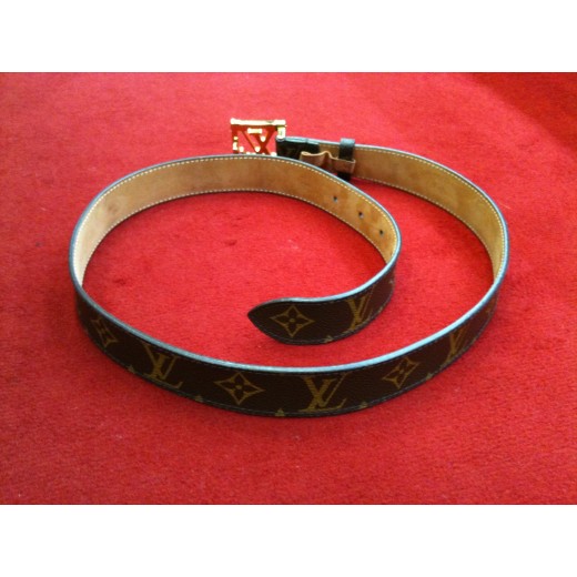 Ceinture Louis Vuitton LV en toile monogram