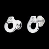 Boucles d'oreilles Dinh Van Menottes R7,5 diamants