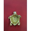 Broche Yves Saint Laurent Tortue en métal doré 