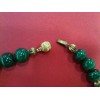 Collier en malachite