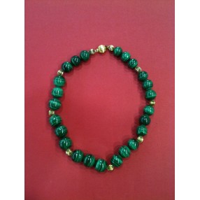 Collier en malachite