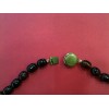 Collier d'ambre olive en chute