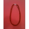 Collier triple rang en corail