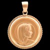 Médaille signée Van Wyck  Vierge en or